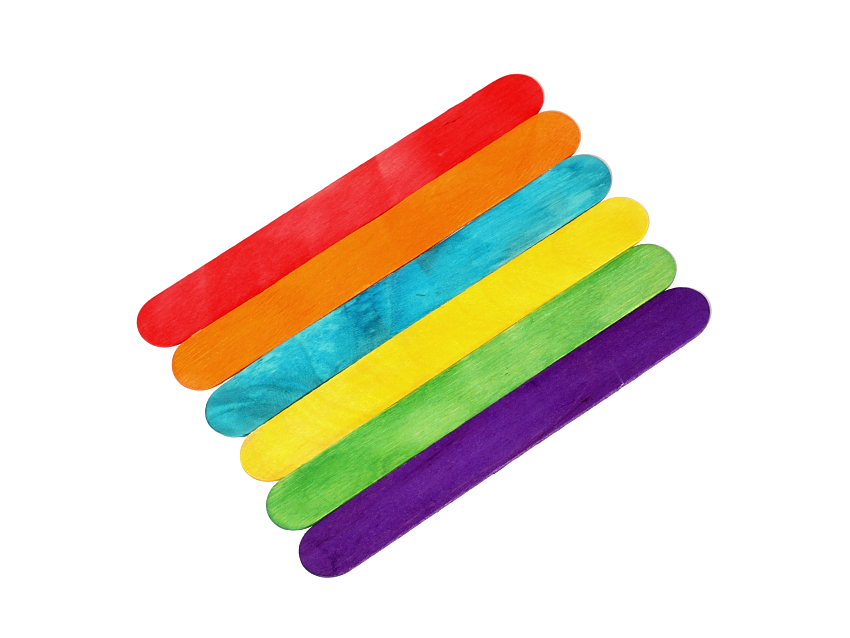 Colored Jumbo Craft Sticks 10 boxes of 500ct= 5,000